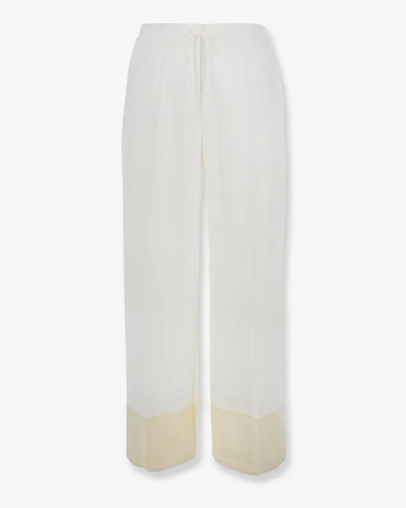 Totême Viscose trousers -  - gender_Woman White