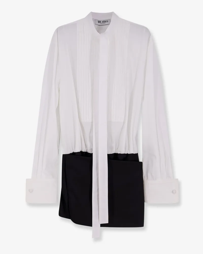 ATTICO Black/White mini dress -  - gender_Woman White