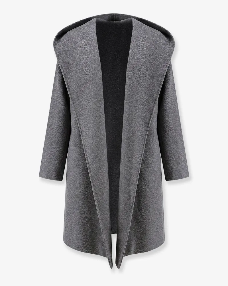 Totême Wool Hoodie Coat -  - gender_Woman Grey