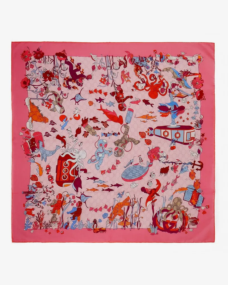 Gucci Silk Foulard -  - gender_Woman Pink