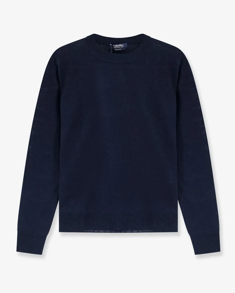 Max Mara SmmFervore linen sweater -  - gender_Woman Blue