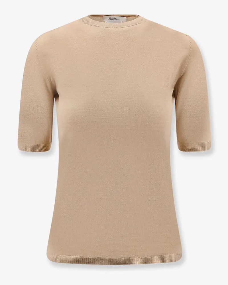 Max Mara Gerico virgin wool T-shirt -  - gender_Woman Beige