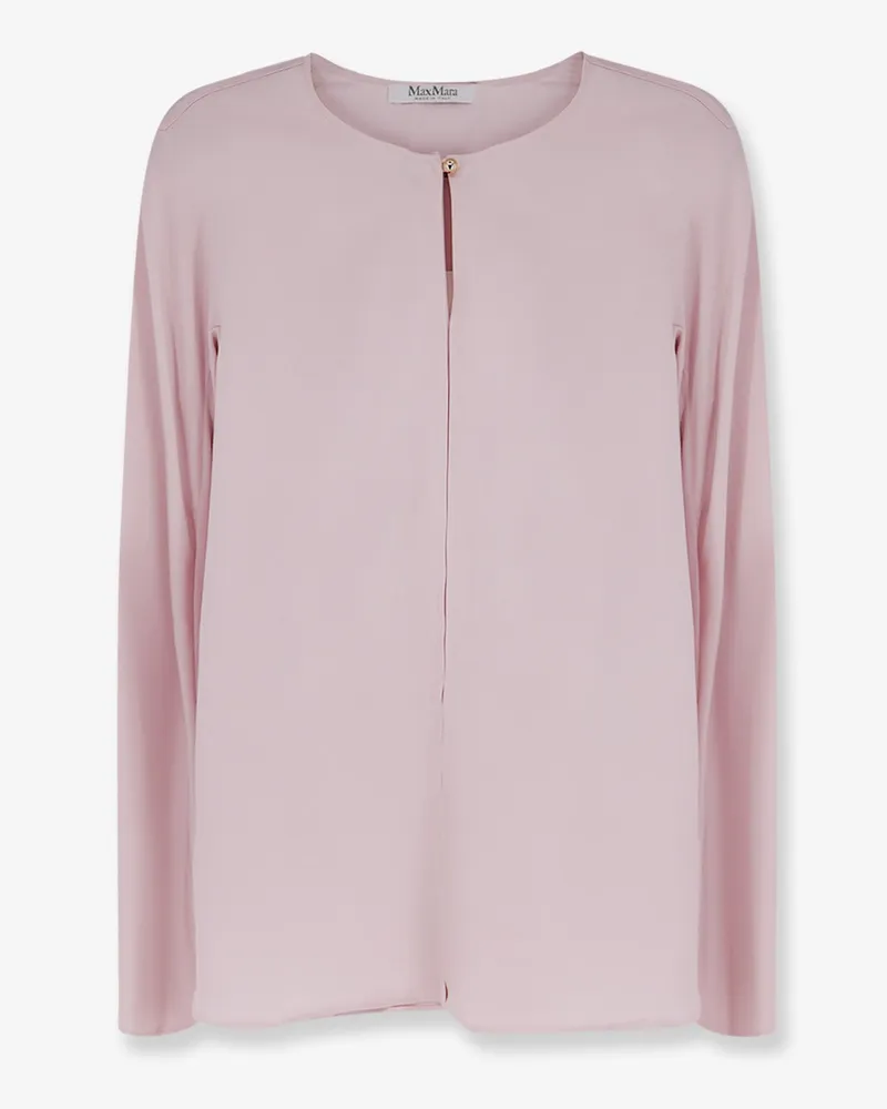 Max Mara Mxp Mitico stretch silk shirt -  - gender_Woman Pink
