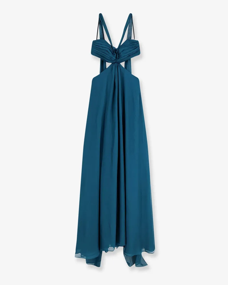 Retrofête Meira chiffon dress -  - gender_Woman Blue