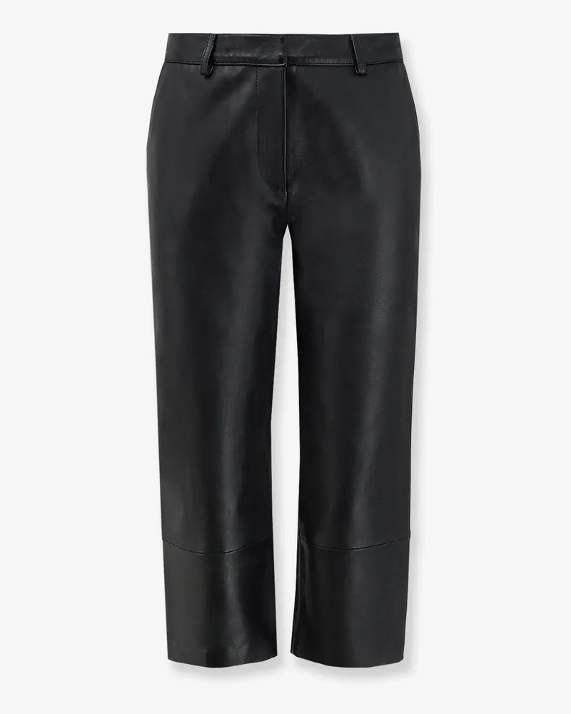 FRANKIE Shop Lior Capri leather trousers -  - gender_Woman Black