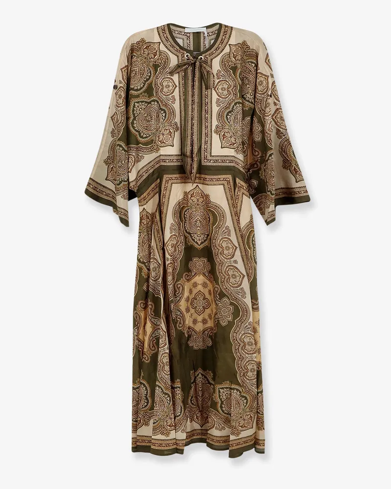 Zimmermann Mahon silk tunic dress -  - gender_Woman Green