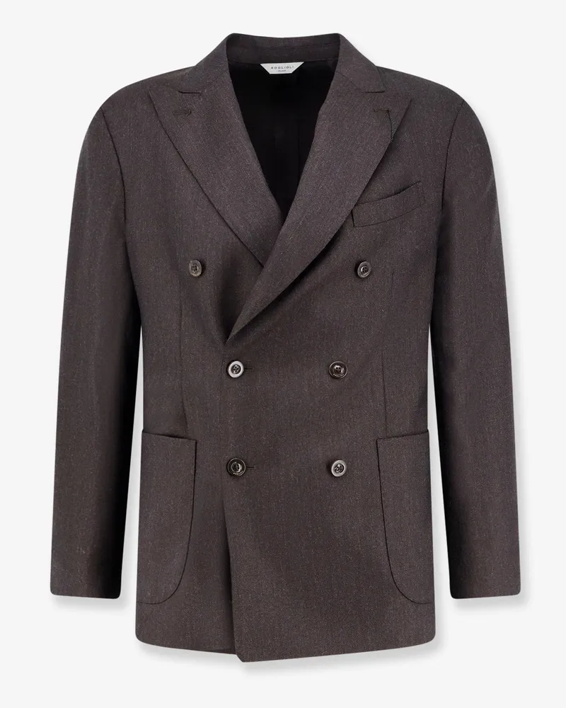 Boglioli K-Jacket virgin wool blazer -  - gender_Man Brown