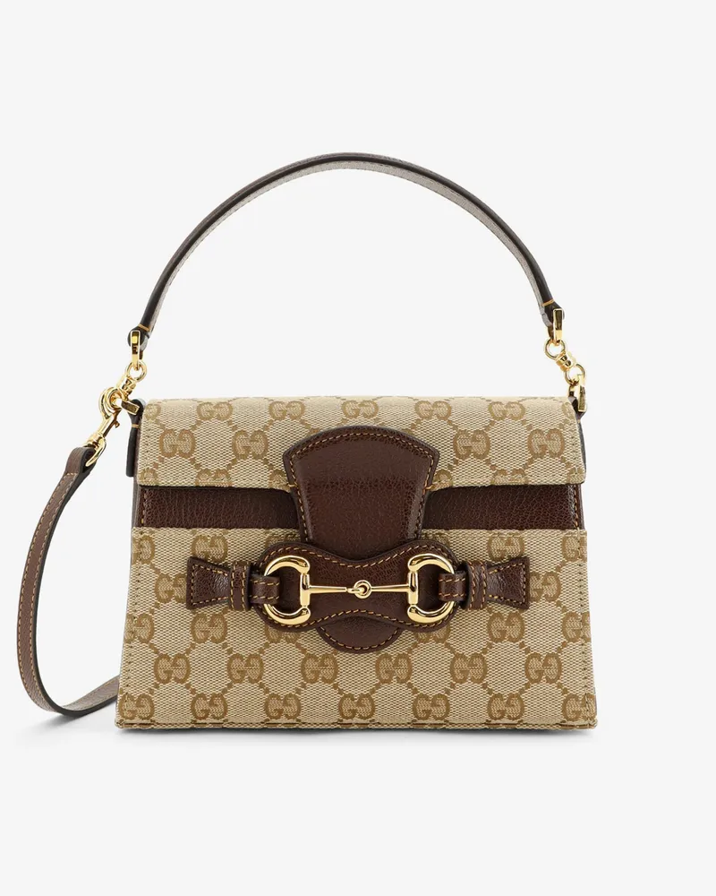 Gucci Horsebit Duomo GG canvas handbag -  - gender_Woman Beige