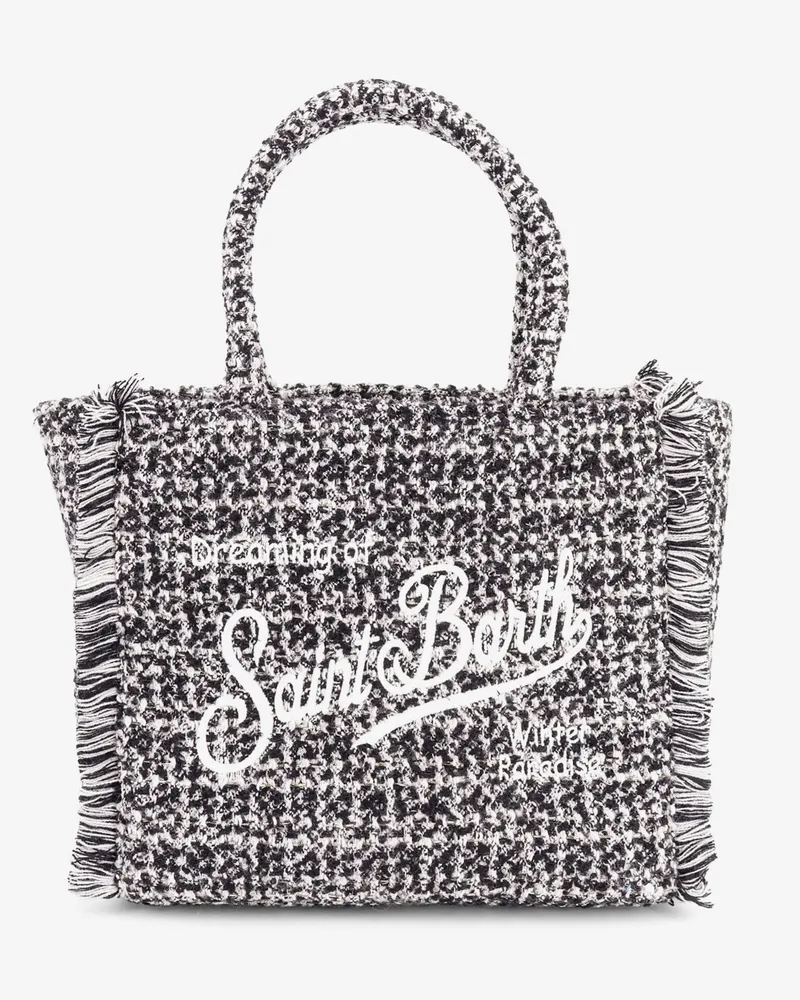 MC2 Saint Barth Vanity tweed wool blend shoulder bag -  - gender_Woman Black