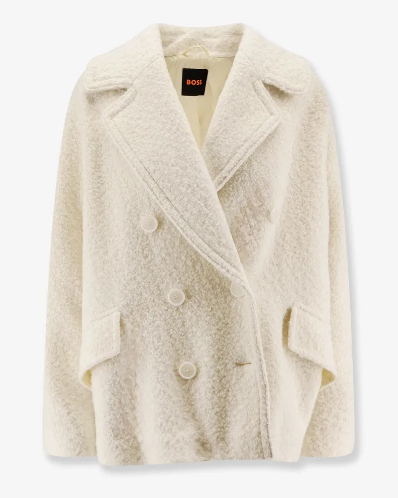 HUGO BOSS Wool blend Caban coat -  - gender_Woman White