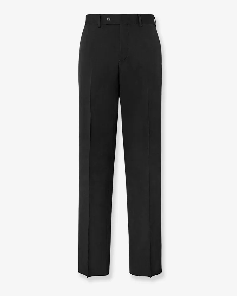Fendi Virgin wool trousers -  - gender_Man Black