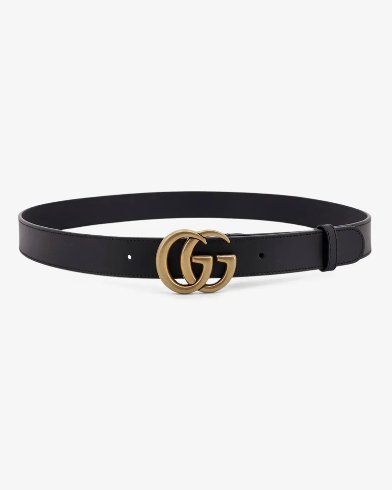 Gucci GG Marmont leather belt -  - gender_Man Black