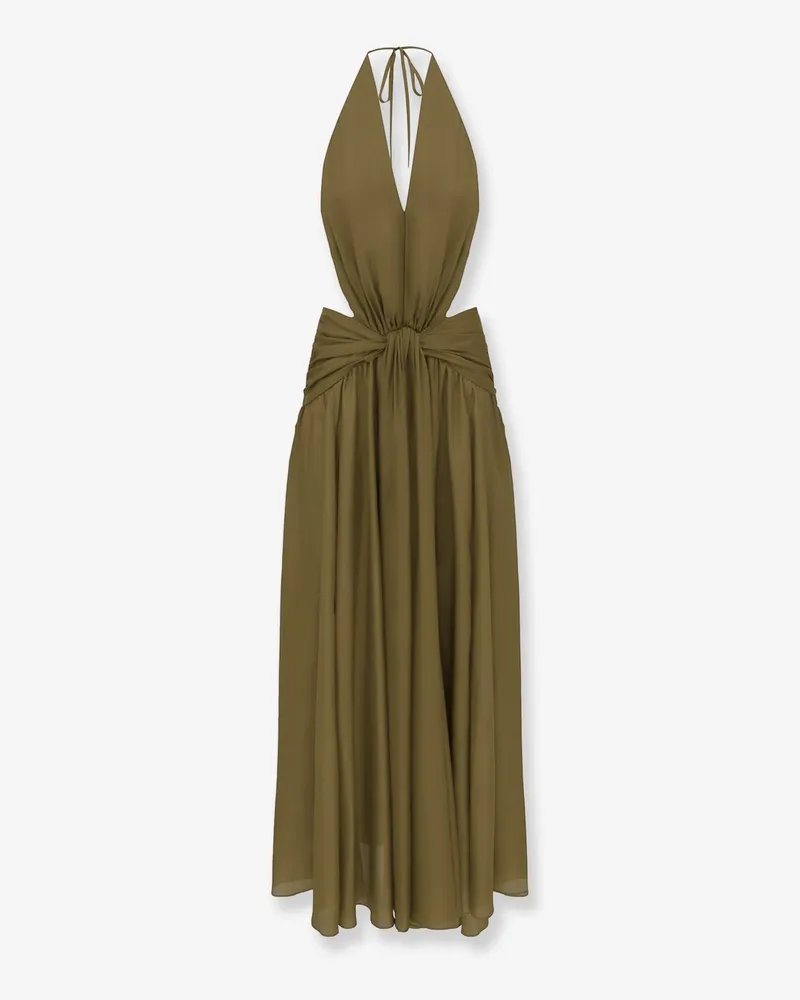 Zimmermann Indra silk dress -  - gender_Woman Green