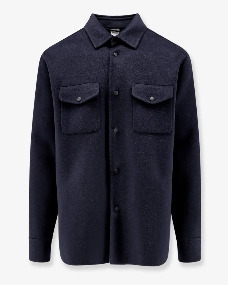 ASPESI Wool shirt/jacket -  - gender_Man Blue