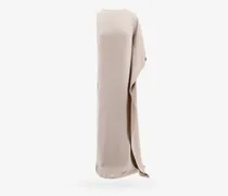 Silk dress with lateral rouches -  - gender_Woman