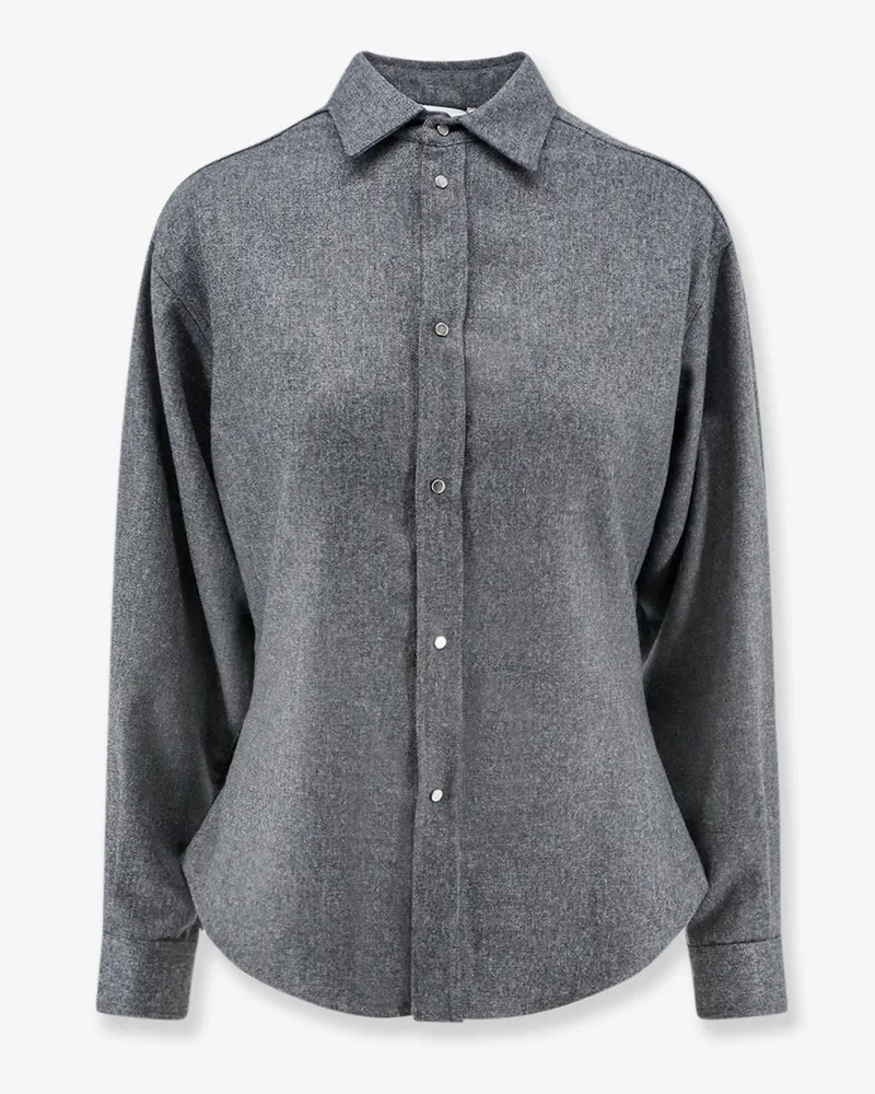 NUDE Wool blend shirt -  - gender_Woman Grey
