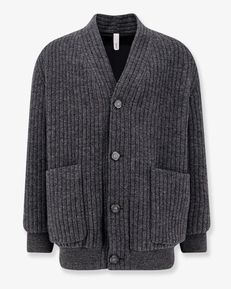 Hevò Cimino virgin wool coat -  - gender_Man Grey