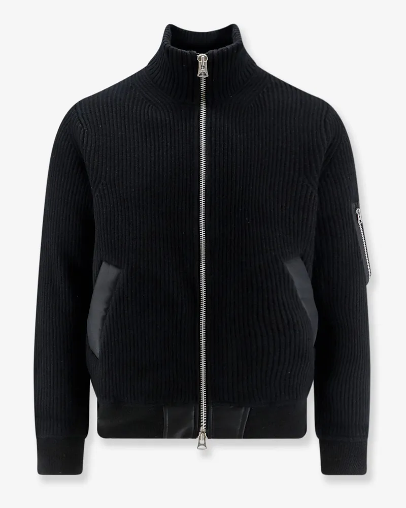 Sacai Wool cardigan -  - gender_Man Black