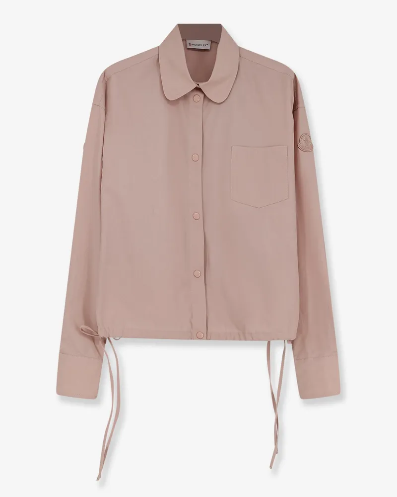 Moncler Cotton shirt with drawstring -  - gender_Woman Pink