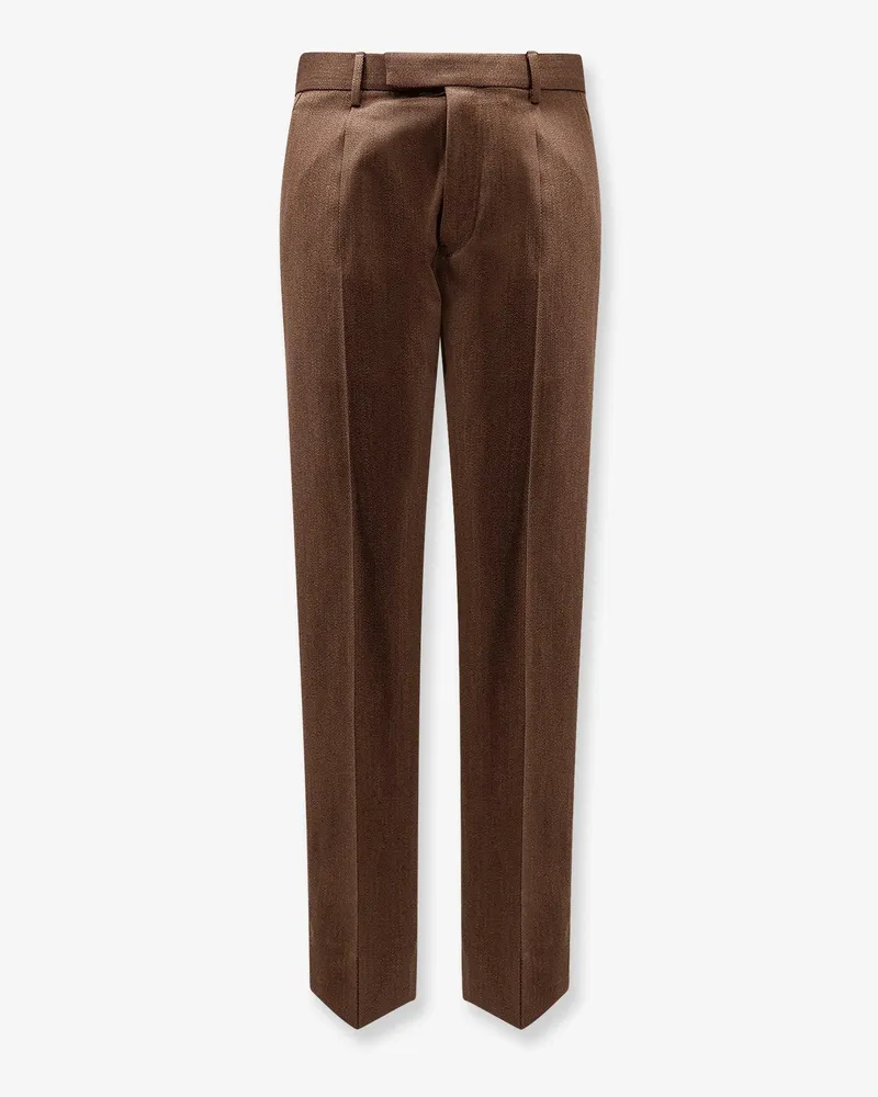 Ermenegildo Zegna Wool trousers -  - gender_Man Brown