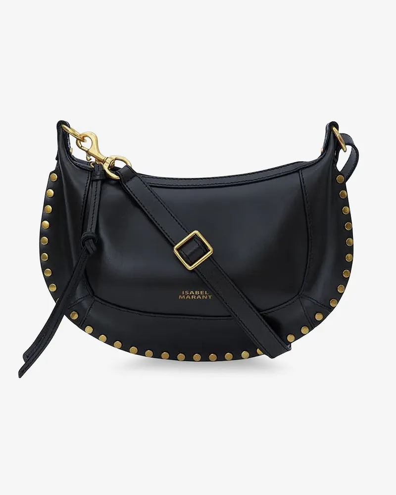 Isabel Marant Oskan Moon leather crossbody bag -  - gender_Woman Black