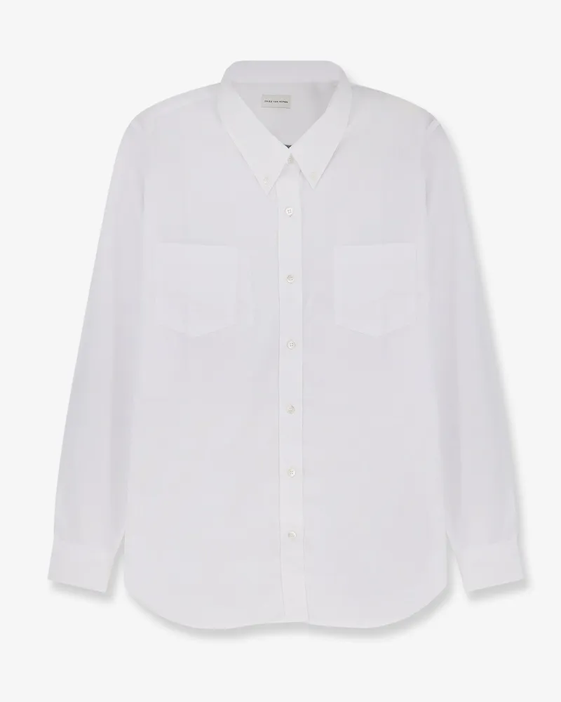 Dries van Noten Cheers cotton shirt -  - gender_Woman White