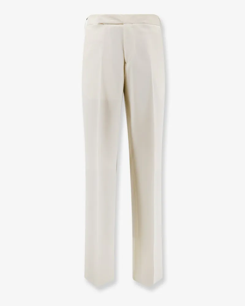 LARDINI Pure virgin wool trousers -  - gender_Man White