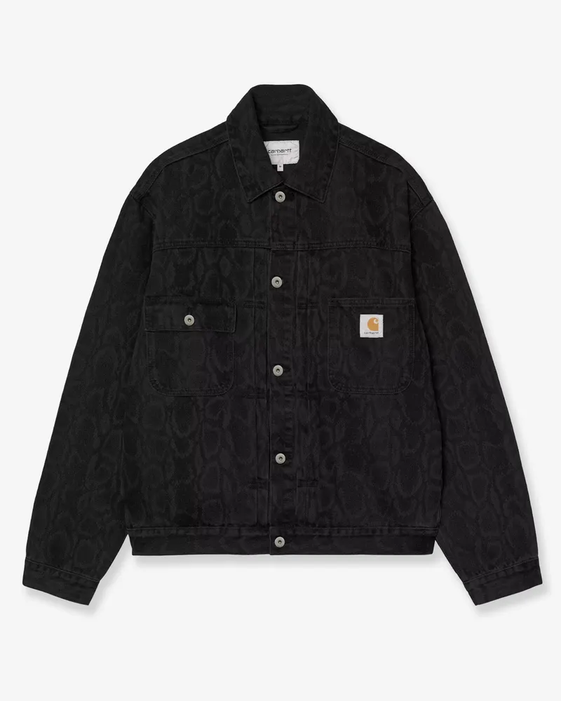Carhartt WIP Belmar black denim jacket -  - gender_Man Black