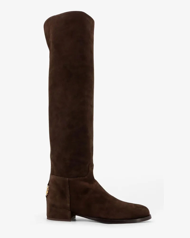 Dolce & Gabbana Suede boots -  - gender_Woman Brown