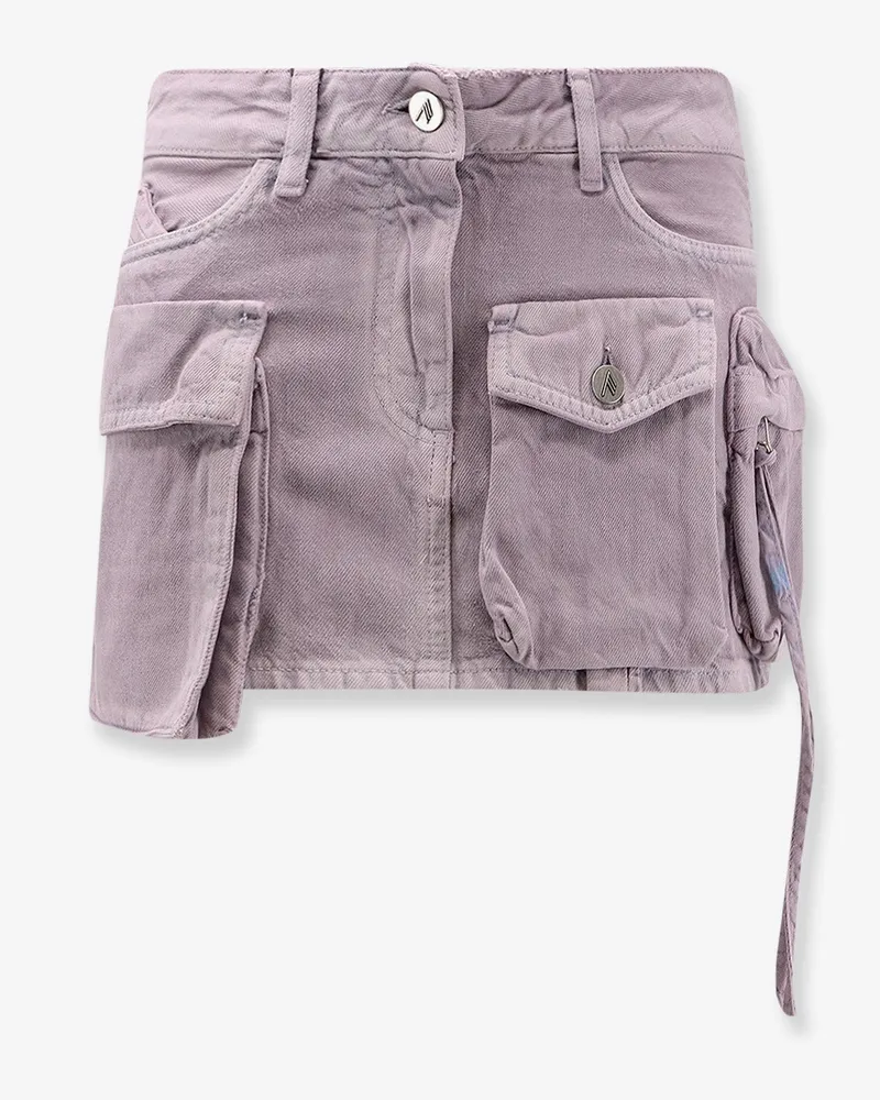 ATTICO Cotton mini skirt -  - gender_Woman Purple