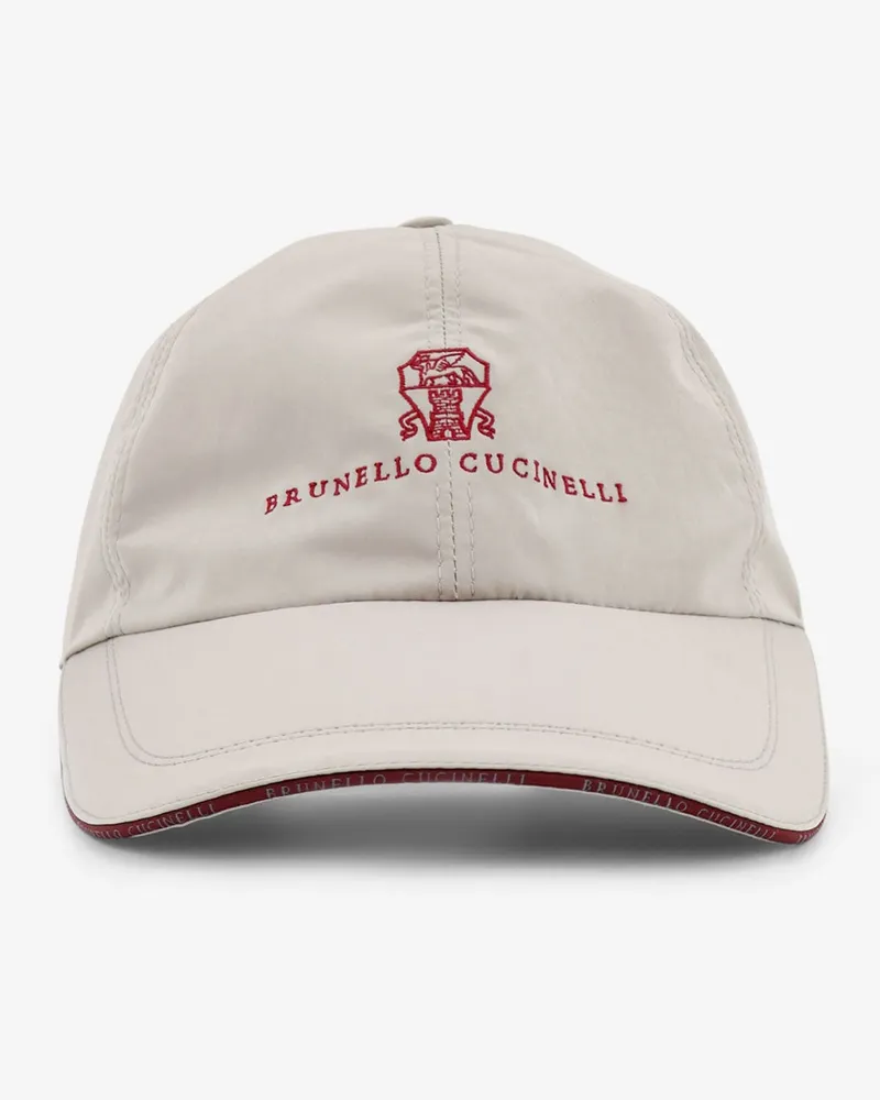 Brunello Cucinelli Baseball Hat with Logo -  - gender_Man Beige