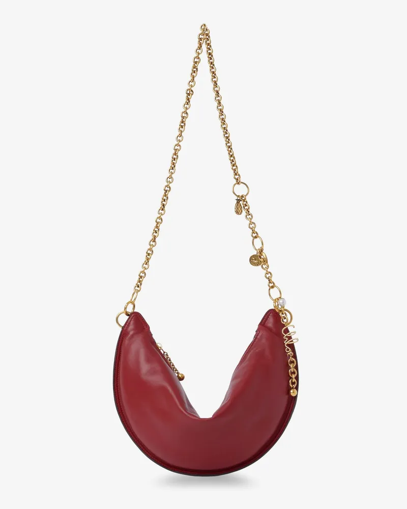 Chloé Halfmoon leather shoulder bag -  - gender_Woman Red