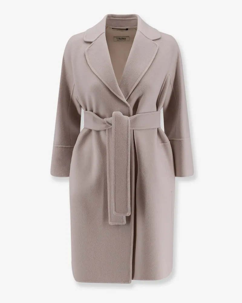 Max Mara Virgin wool Arona coat -  - gender_Woman White