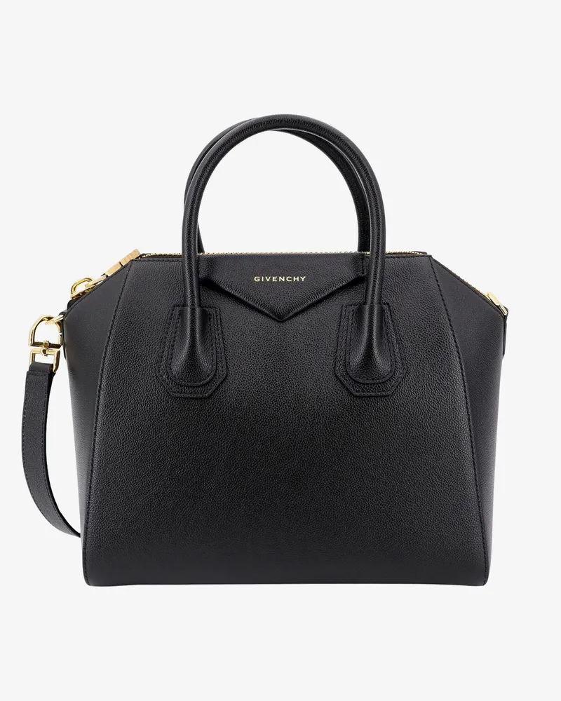 Givenchy Leather handbag with frontal logo print -  - gender_Woman Black
