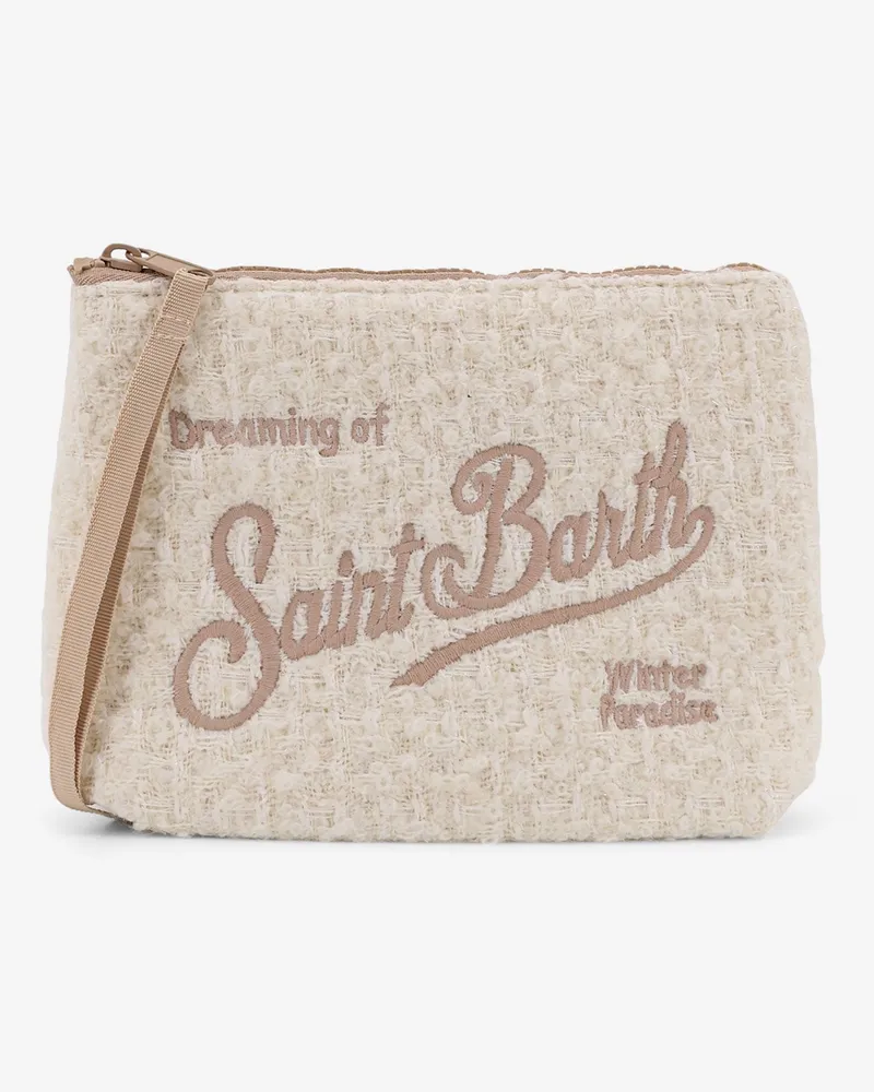 MC2 Saint Barth Aline Tweed clutch -  - gender_Woman White