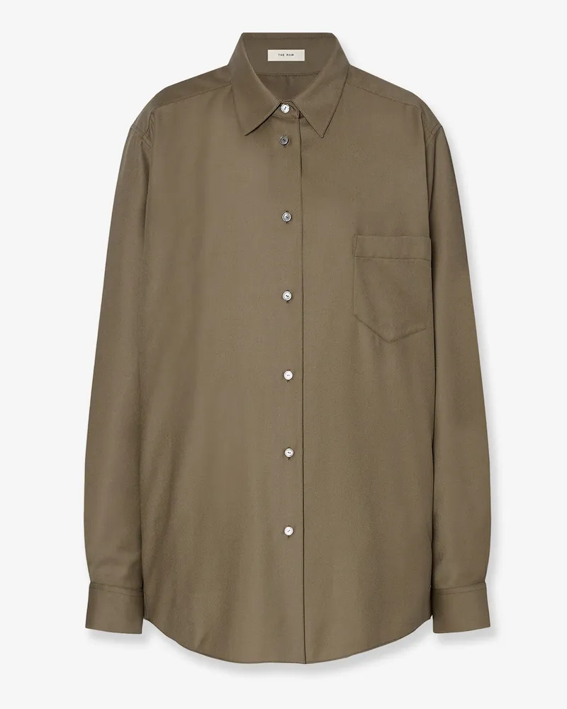 The Row Pino virgin wool shirt -  - gender_Woman Green