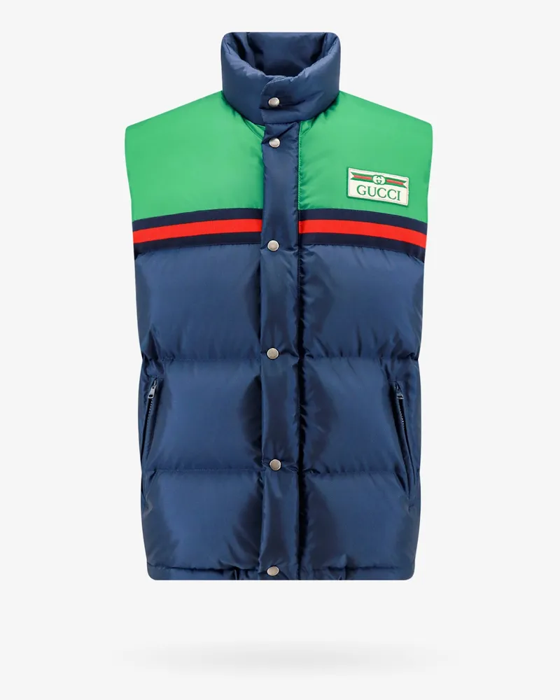 Gucci Aprés ski cruise 2024 selection sleeveless jacket -  - gender_Man Blue