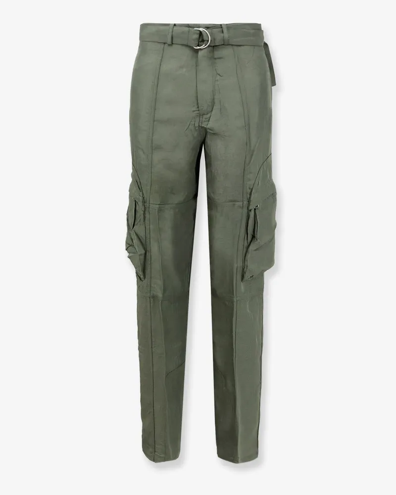 FRANKIE Shop Kelly Fluid cargo trousers -  - gender_Woman Green