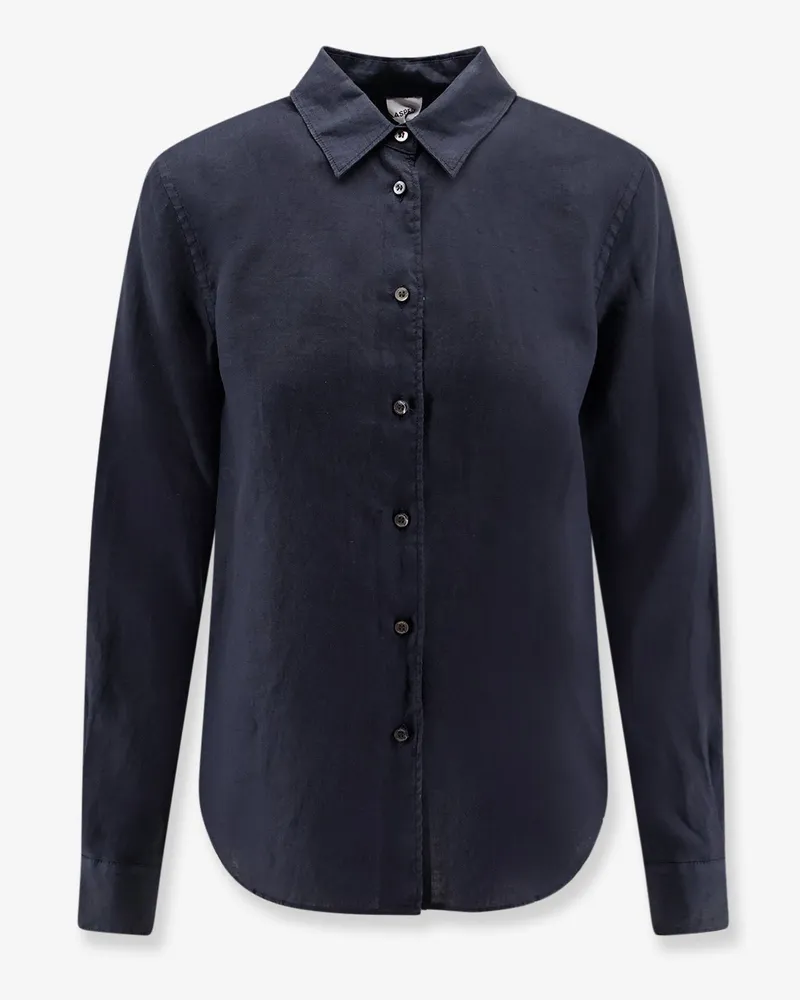 ASPESI Vissuto" linen shirt -  - gender_Woman Blue