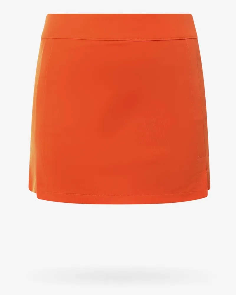 J.Lindeberg Technical fabric midi skirt -  - gender_Woman Orange