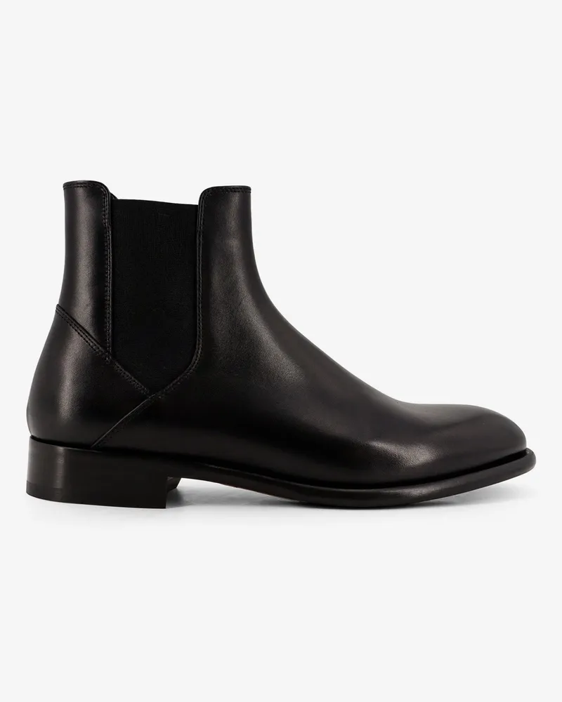 Doucal´s Leather ankle boots -  - gender_Man Black