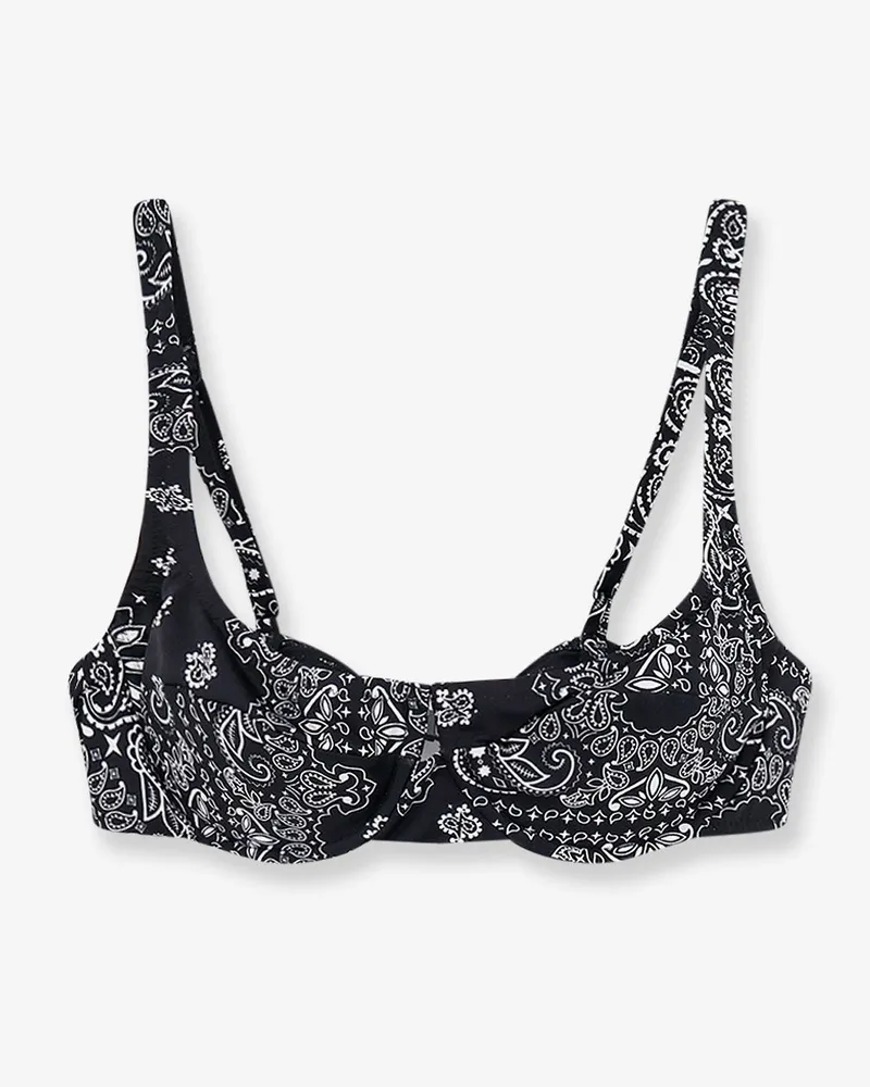 MC2 Saint Barth Amira nylon bikini top -  - gender_Woman Black