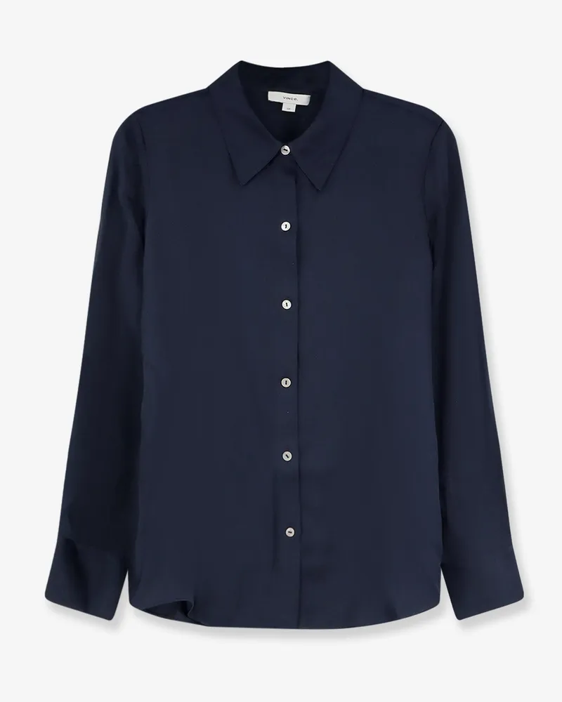 Vince Silk and viscose blend shirt -  - gender_Woman Blue