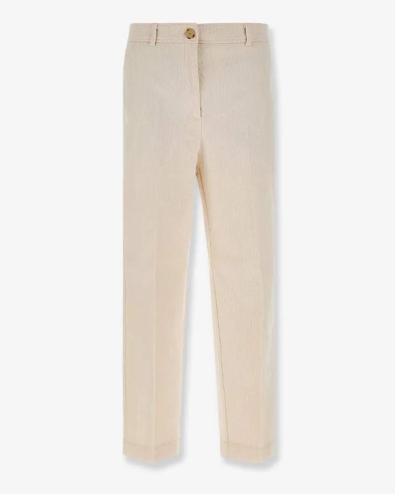 HUGO BOSS Corduroy trousers -  - gender_Woman White