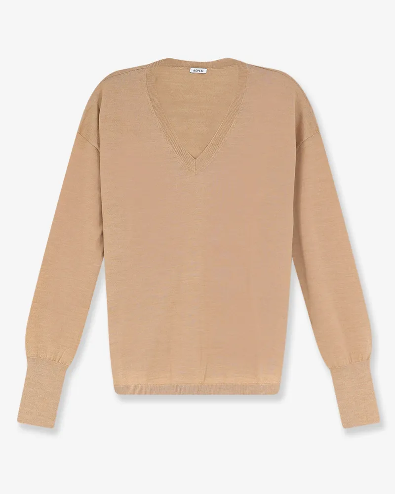 ASPESI Virgin wool sweater -  - gender_Woman Beige