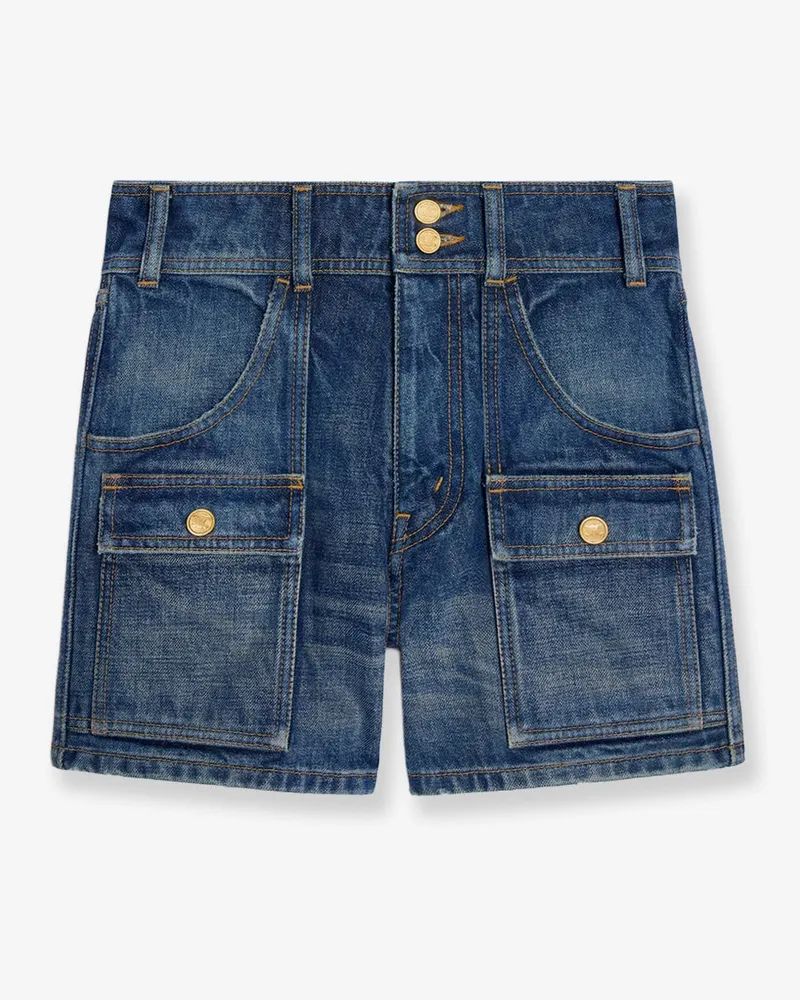 Celine Denim shorts -  - gender_Woman Blue