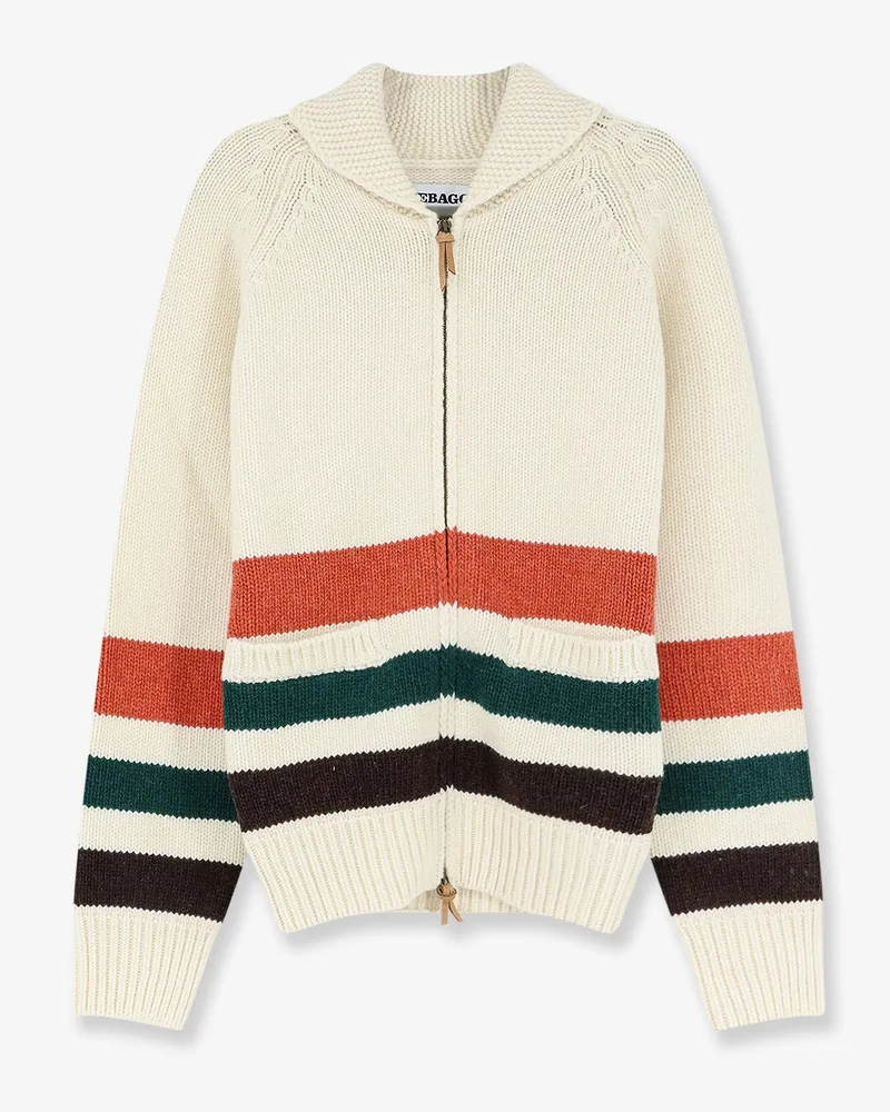 Sebago Dyer Bay wool blend cardigan -  - gender_Man White