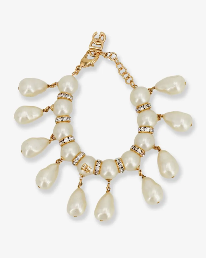 Dolce & Gabbana Everyday bracelet with DG logo pendant -  - gender_Woman Gold