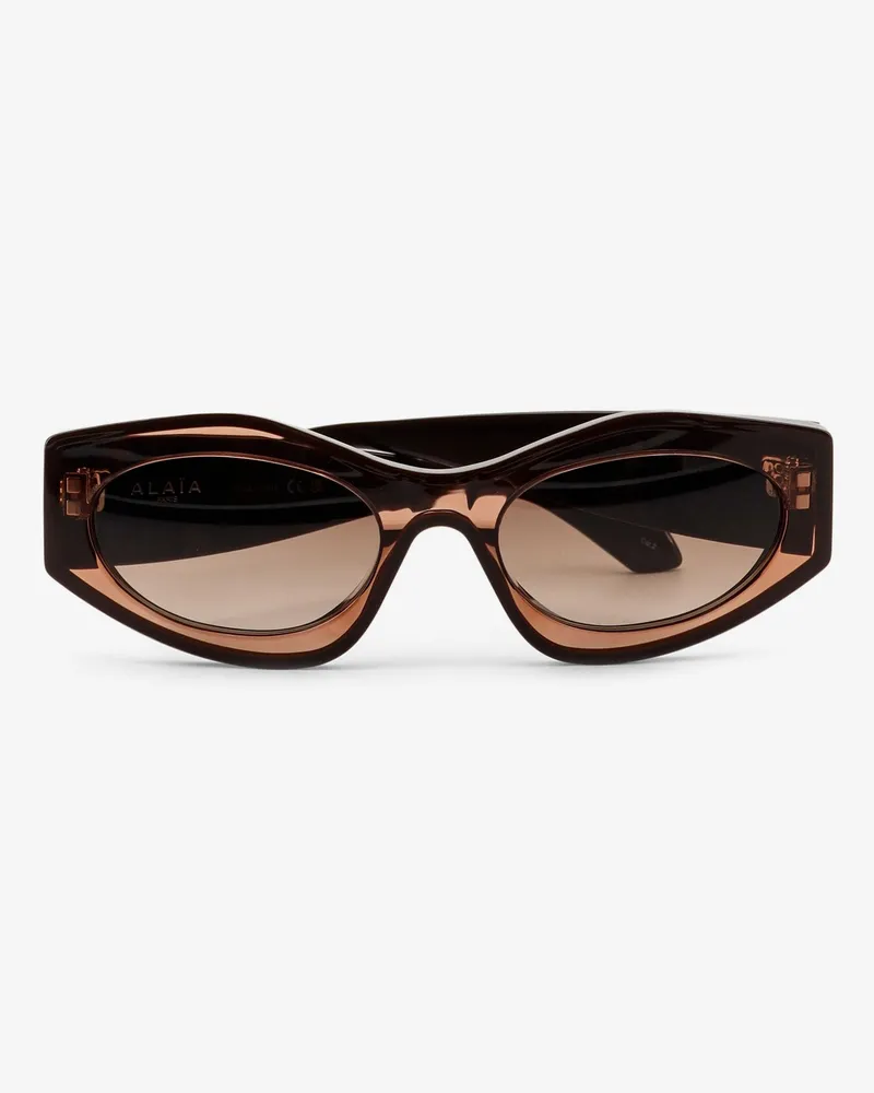 Alaïa Acetate sunglasses -  - gender_Woman Brown