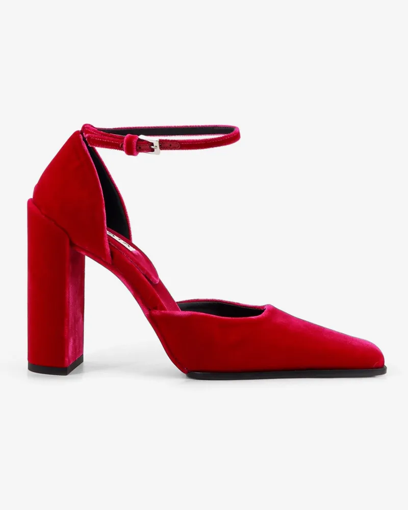 Alaïa D' Orsay 90 velvet décolleté -  - gender_Woman Pink